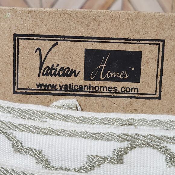 NWT Vatican Homes Woven Set of 2 Geometric Decorative Upholstery Trim - Picture 2 of 6
